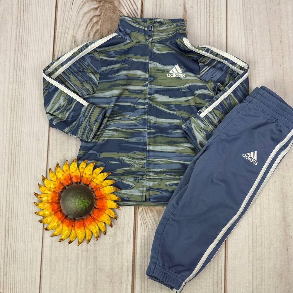 Adidas Baby Boys 9M Tracksuit Outfit